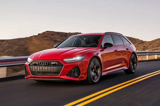 Der RS 6 geht gut um's Eck!