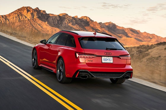 Der RS 6 geht gut um's Eck!