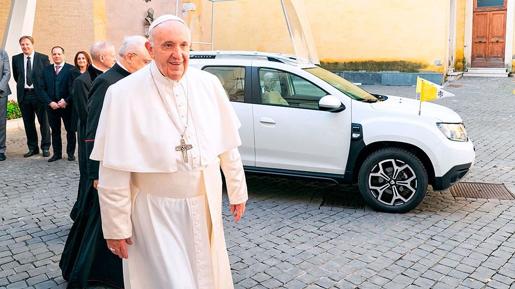 Dacia Duster für den Papst Dacia Duster für den Papst