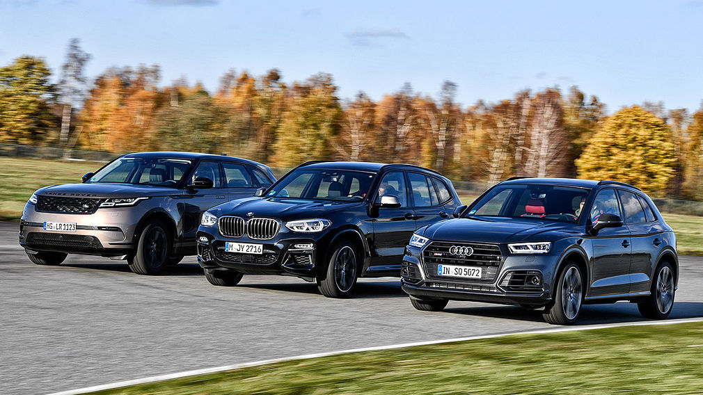  Nobles SUV con motores diesel probados Audi SQ5, BMW X3, Range Rover Velar