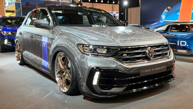 Vw T Roc R Tuning Mit Folierung Im Schiefertafel Look Autobild De
