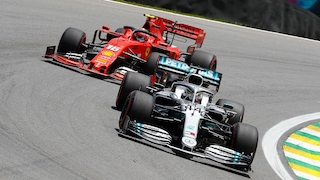 Ferrari Mercedes F1 2019