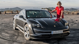 Erste Fahrt im Basis-Taycan