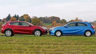 Infiniti Q30, Mercedes A-Klasse