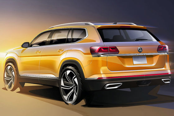 Neue Front für VWs größtes SUV