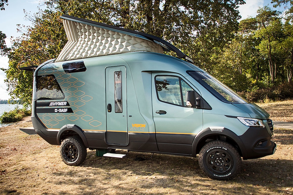Hymer VisionVenture Das Wohnmobil der Zukunft im exklusiven Test AUTO BILD