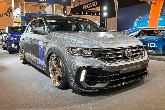 Getunter VW T-Roc R mit Luftfahrwerk