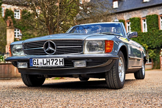 The 27th classic car donation campaign by Lebenshilfe - Mercedes 280 SL