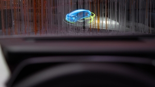 Audi 3D-Head-up-Display (2020). CES, Connectivity