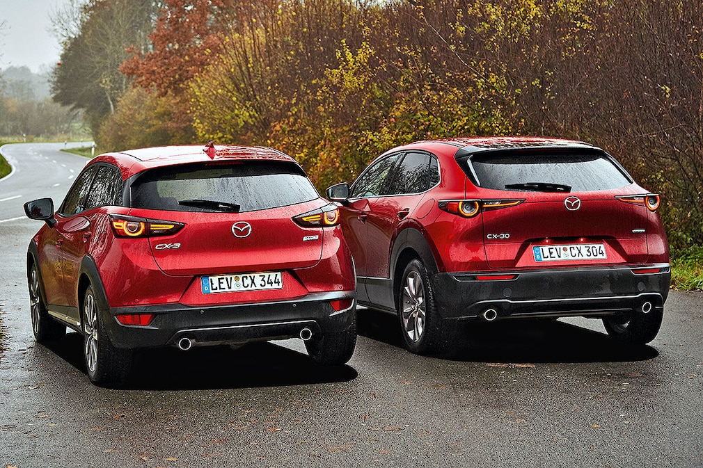 Mazda CX-3 vs. CX-30
