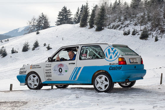 VW Golf 2 G60 Rallye: 4x4, Weber/Hiemer, Stuck