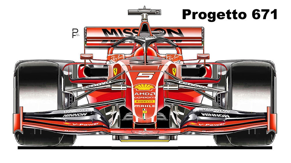 F1 Vettel Ferrari 2020