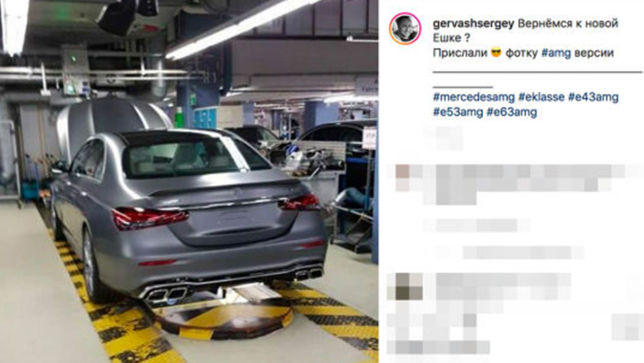 Neues Mercedes Amg E 63 S Facelift Ungetarnt Erwischt Autobild De