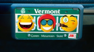 Kennzeichen: Emoji-Nummernschilder in den USA