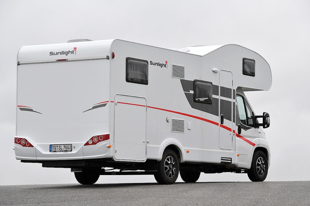 Vier Wohnmobiltypen im Test