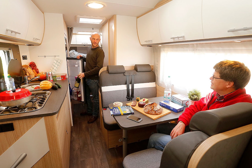 Vier Wohnmobiltypen im Test
