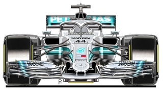 F1 Mercedes W11 Grafik