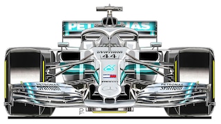 F1 Mercedes W11 Grafik