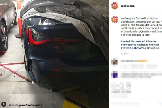 BMW 4er Front auf Instagram geleakt