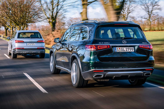 Audi Q7 Mercedes GLS
