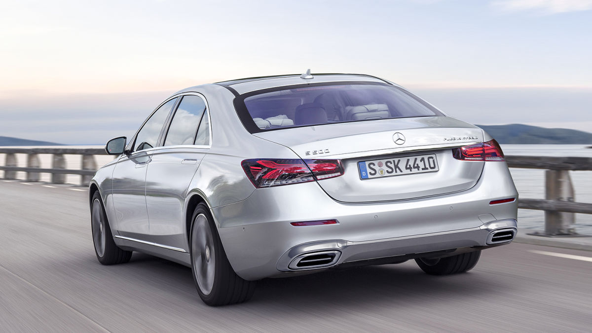Mercedes S Klasse 2020 Heck Skizze Ruckleuchten Autobild De
