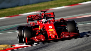 Ferrari Vettel Tests 2020