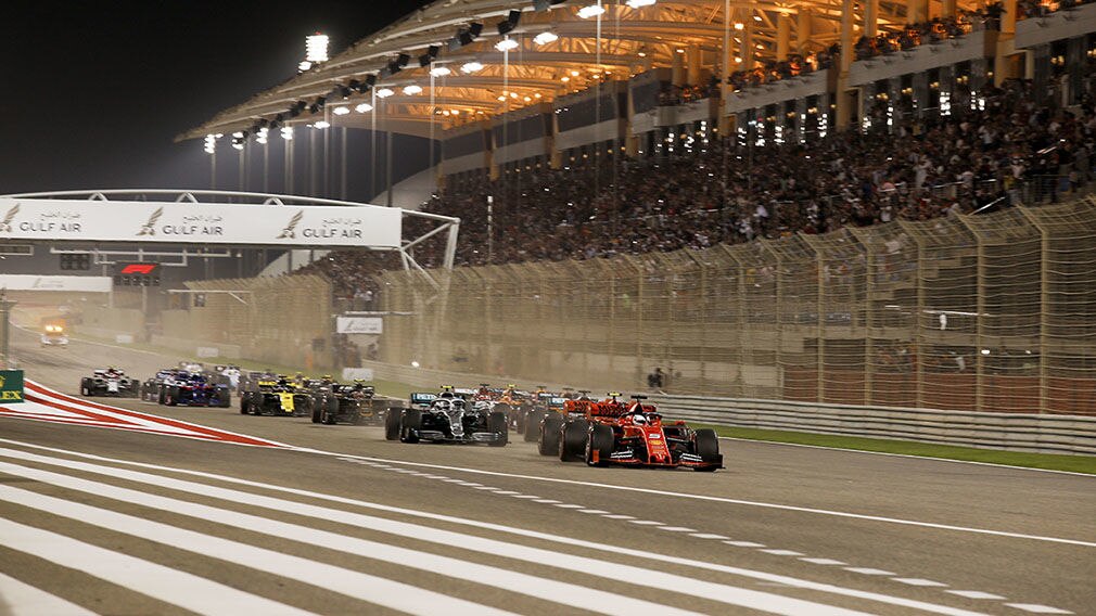 F1 Bahrain Start 2019