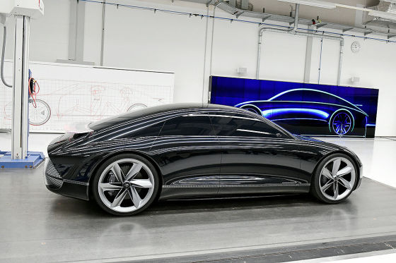 Der Hyundai ohne Lenkrad
