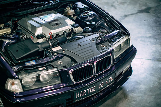 Absolut irrer E36 Compact mit 4,7 Liter V8!