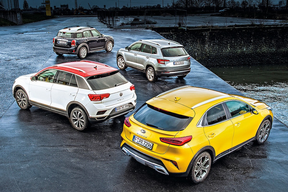 Vier Crossover im Test