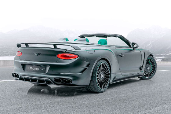 Aggressiver Look für das Bentley-Cabrio