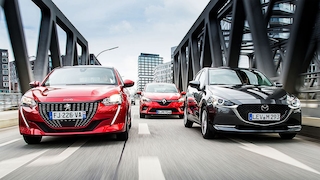 Mazda2 Peugeot 208 Renault Clio
