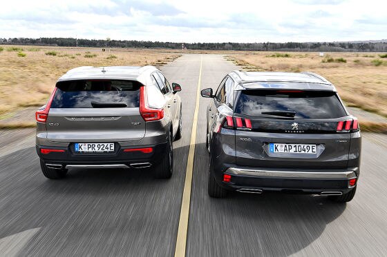Peugeot 3008 Volvo XC40