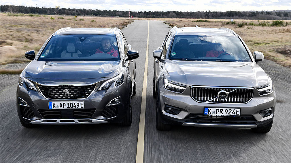 Peugeot 3008 und Volvo XC40: Plug-in-Hybrid-SUVs im Test - AUTO BILD