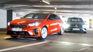Kia ProCeed Mercedes CLA SB