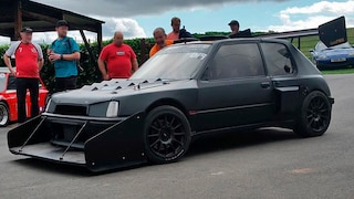 Zwei V6 im Peugeot 205 GTi
