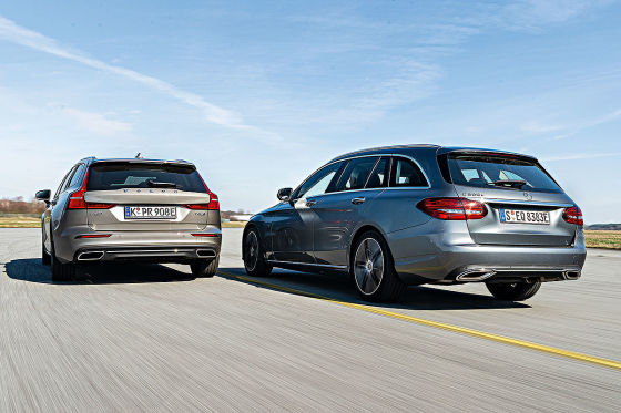 Mercedes C-Klasse T Volvo V60