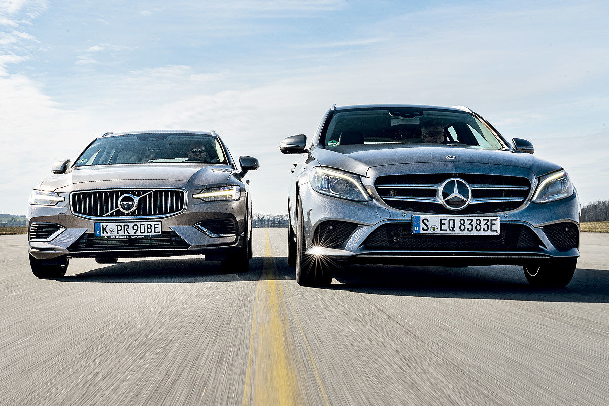 Mercedes C-Klasse T Volvo V60