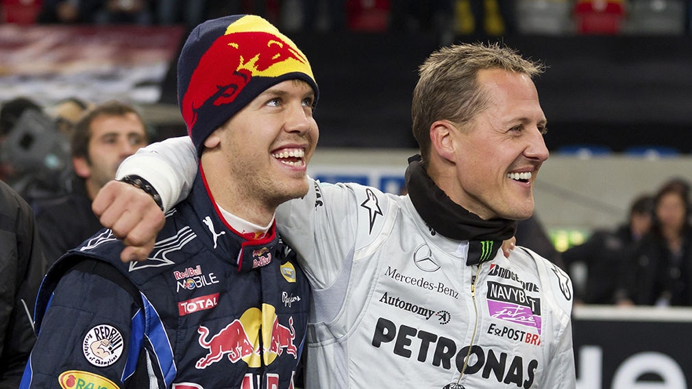 Vettel Schumacher Vettel Schumacher