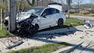 BMW M5 F90: Totalschaden nach Unfall