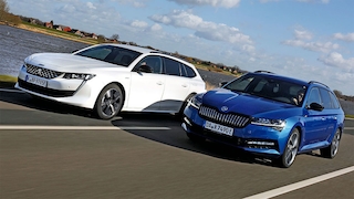 Peugeot 508 SW Skoda Superb Combi