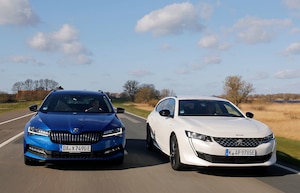 Peugeot 508 SW Skoda Superb Combi