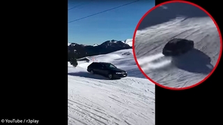 Was hat diesen A6-Fahrer geritten?