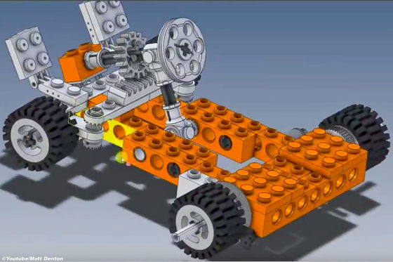 Selfmade Lego Go-Kart in Lebensgröße