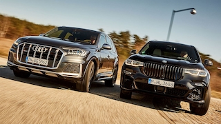 BMW X7 M50d Audi SQ7