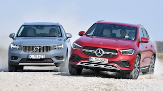 Mercedes GLA Volvo XC40