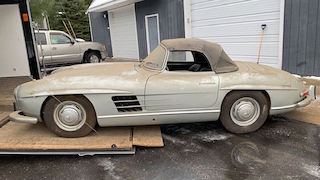 Mercedes 300 SL Roadster: Scheunenfund für eine Million