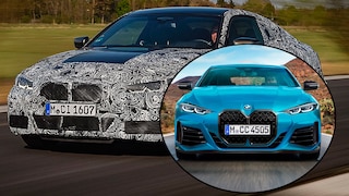 Erste Fahrt im verhüllten 4er
