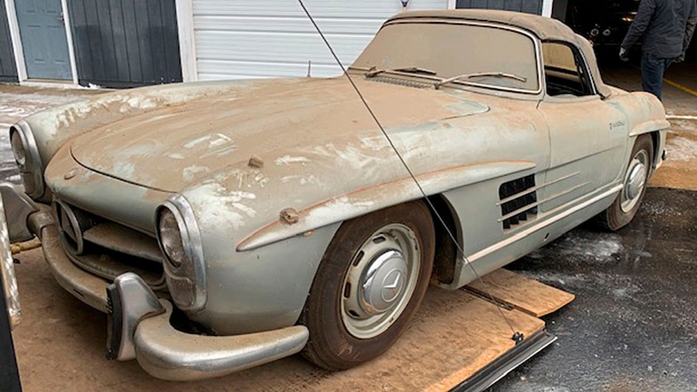 Seltener 300 SL Roadster gefunden