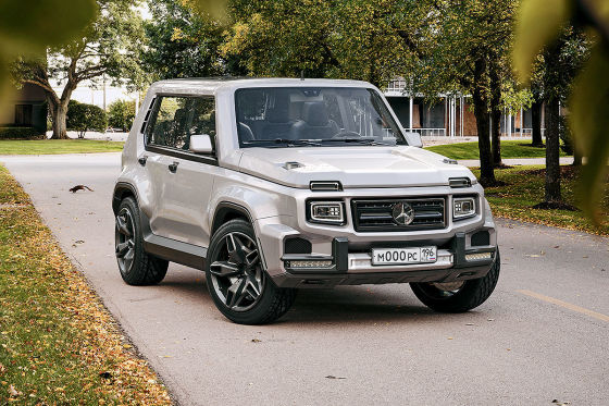 verruckter umbau halb mercedes g klasse halb lada niva autobild de